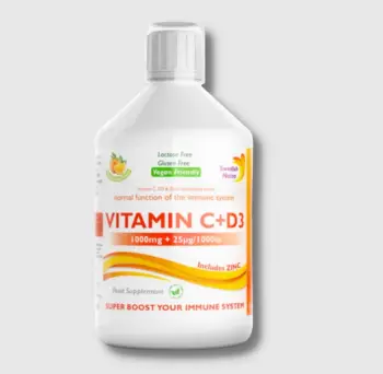 Vitaminë C+D3 Swedish Nutra, 500ml