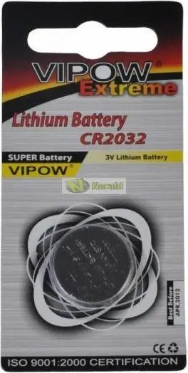 Bateri Vipow Extreme CR2032, 1 copë