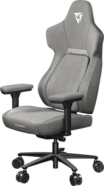 Karrige lojërash ThunderX3 CORE Armchair LOFT, ergonomike, me mbështetëse këmbësh, gri