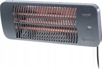 Ngrohës muror Sunred Lugo Quartz, 2000W, 3 nivele ngrohjeje, gri