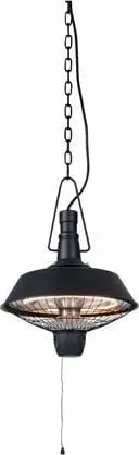 Ngrohës tavanor Sunred RSH16 Indus Bright, infra të kuqe 2100W, IP24, i zi