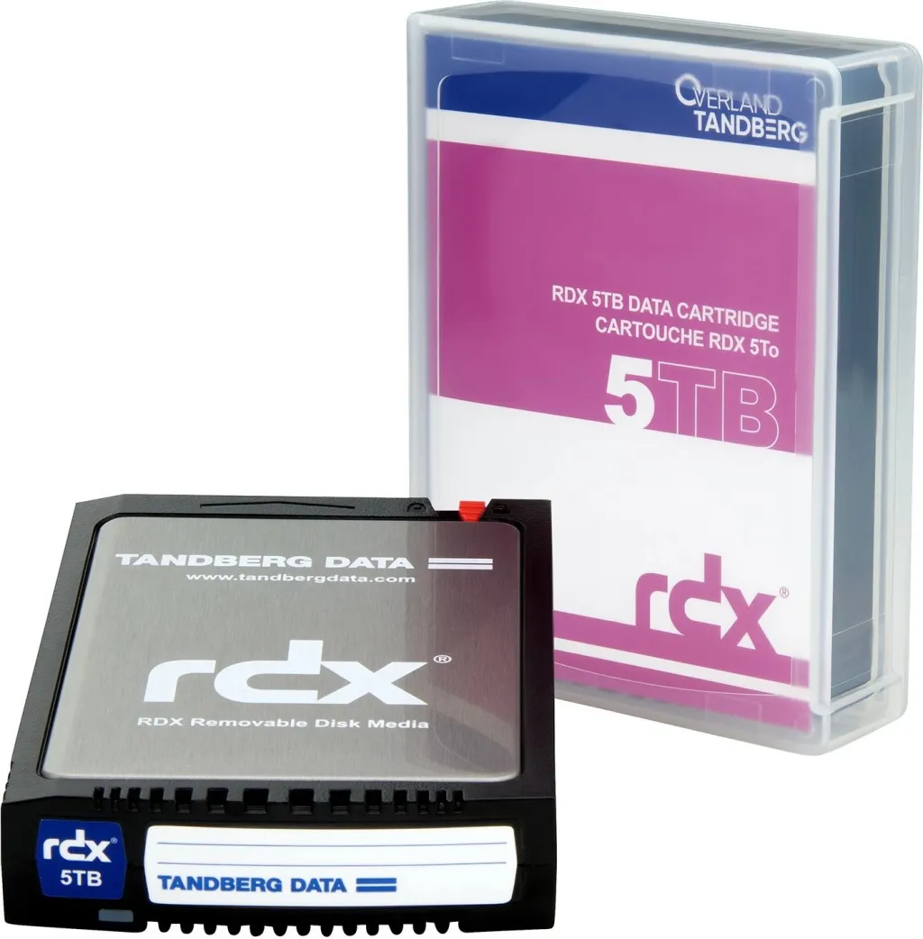 Kasetë RDX Tandberg Data 5TB, e zezë - 3