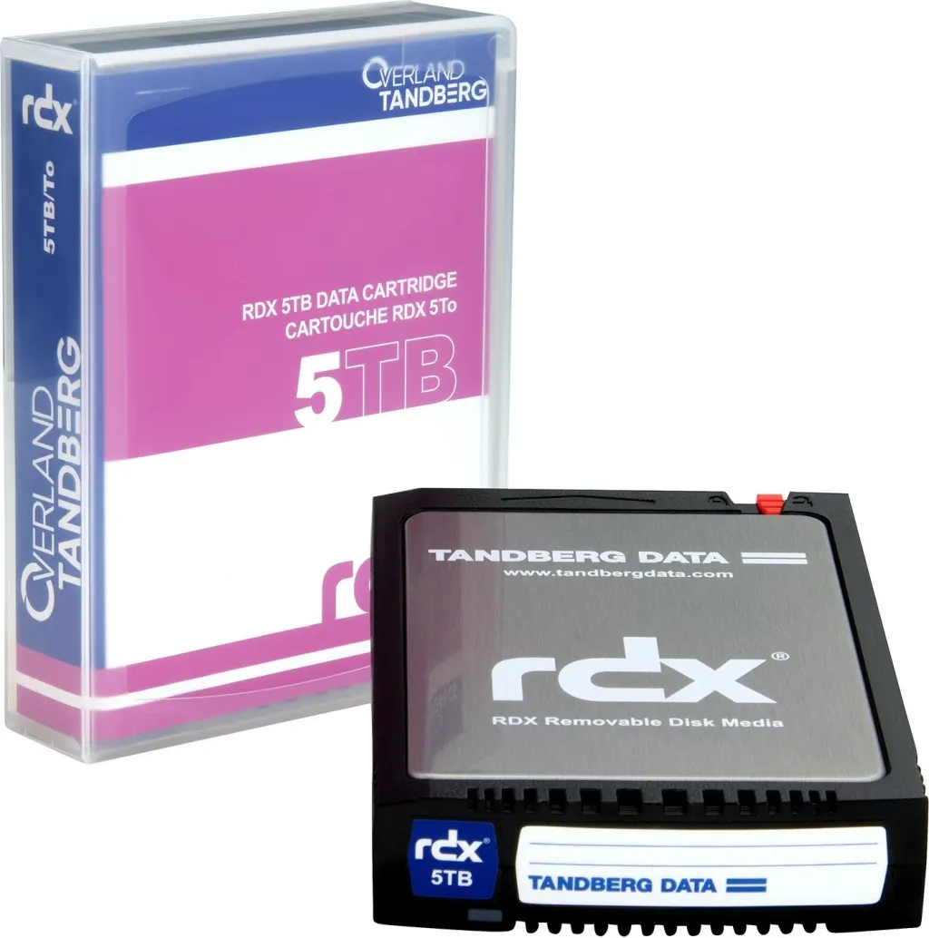 Kasetë RDX Tandberg Data 5TB, e zezë - 5