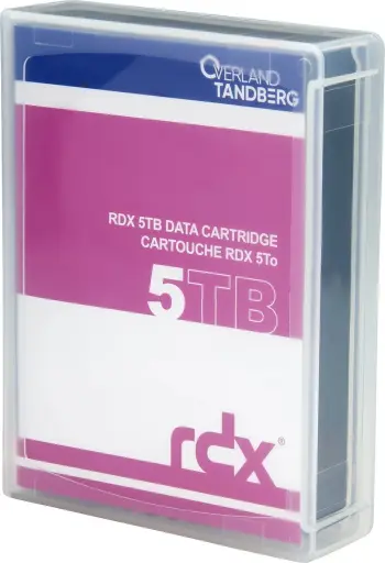 Kasetë RDX Tandberg Data 5TB, e zezë