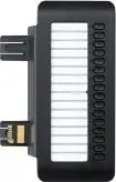 Modul zgjerues telefoni Unify OpenScape Key Module 400, për Unify CP400, me butona funksionalë, i zi
