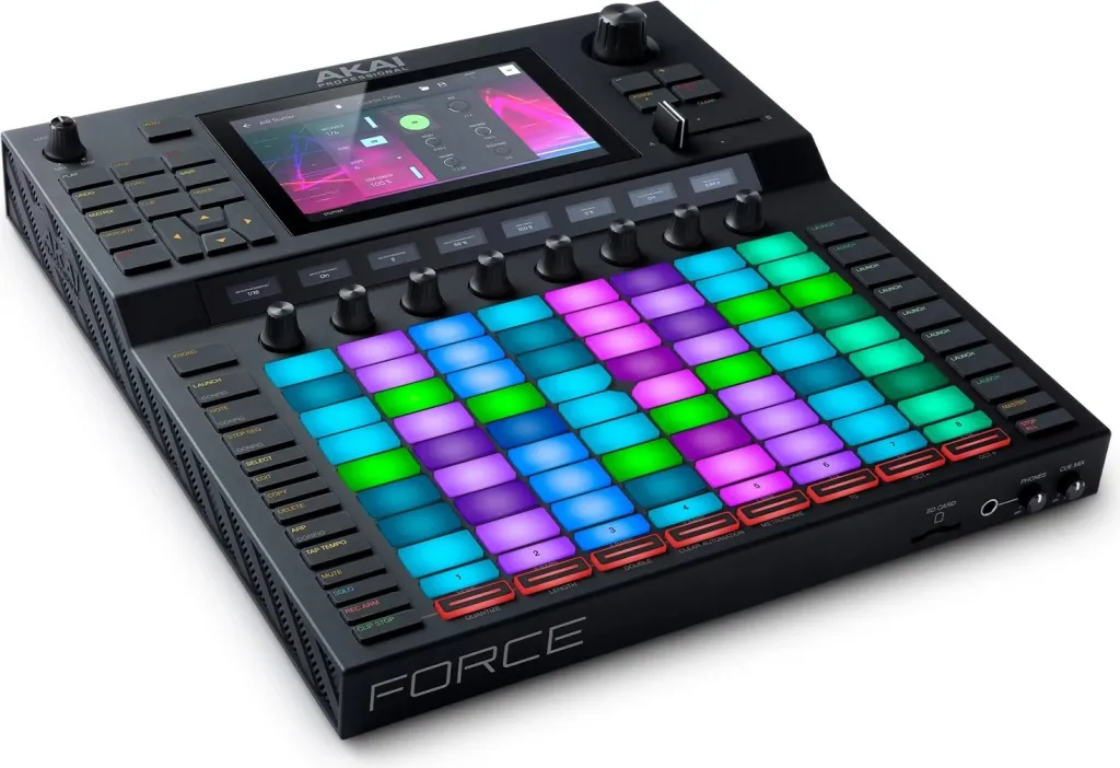 Paisje për prodhim muzikor AKAI FORCE Standalonem, MIDI USB, e zezë - 1