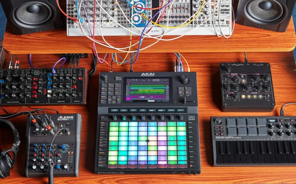Paisje për prodhim muzikor AKAI FORCE Standalonem, MIDI USB, e zezë - 7