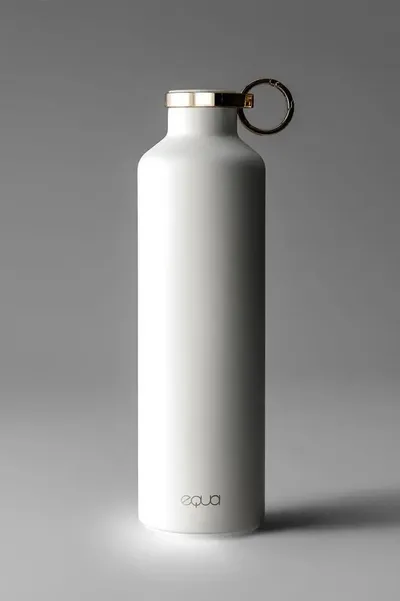 Shishe e mençur uji Equa Smart Bottle Snow White, 680ml, çelik inox, e bardhë - 2