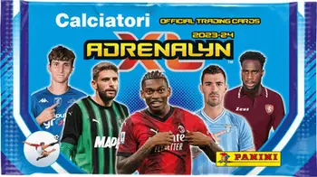 Pako kartela koleksionuese Panini Calciatori Italian League 2024-2025, 6 kartela, me QR kod