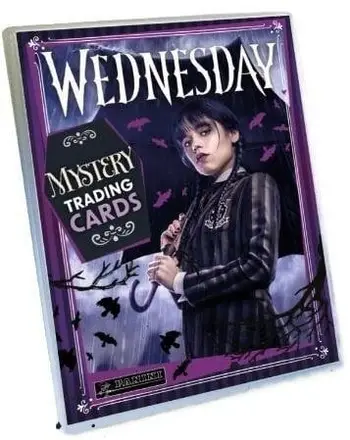 Set kartela koleksionuese Panini Wednesday Mystere, starter pack, Limited Edition