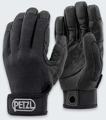 Doreza për zbritje me litar Petzl, madhësia XXL, e zezë