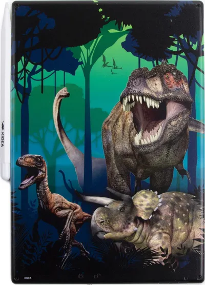 Tablet vizatimi Kidea 10A2 Dinosaur, LCD, për fëmijë, shumëngjyrësh - 3