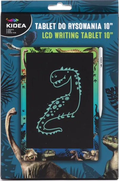 Tablet vizatimi Kidea 10A2 Dinosaur, LCD, për fëmijë, shumëngjyrësh - 5