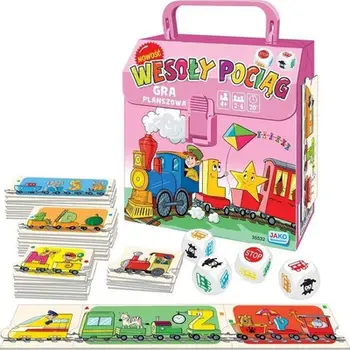 Loja me tabela Wydawnictwo Jako Merry Train, familjare, arsimore, rozë