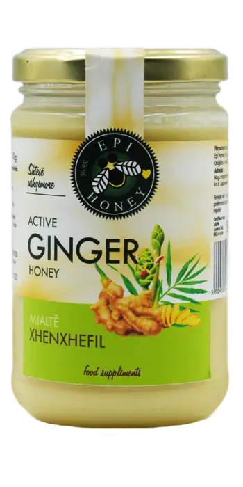 Mjaltë EPI me xhenxhefil, 400gr