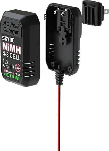 Karikues SkyRC eN18 për bateri NiMH, 4-8 qeliza, 1.2A, 18W, i zi
