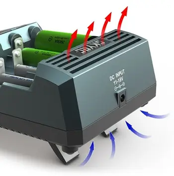 Karikues baterish SkyRC MC3000, 4 slote, kontroll BLE, gri