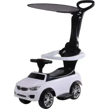 Veture Kid's rider with roof, bardhë