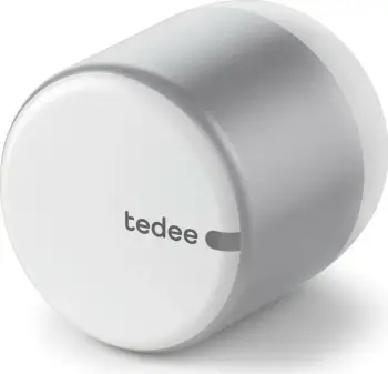 Smart lock Tedee Lock GO 2 TLV2.0A, WiFi, Bluetooth, argjendtë me buton të bardhë