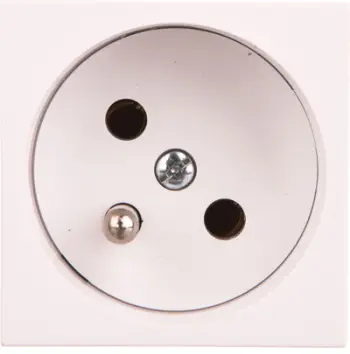 Prizë muri Kopos Single QP 45x45, 16A 250V, e bardhë