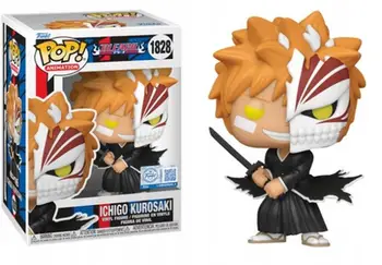 Figurinë Funko POP Animation Bleach Ichigo Kurosaki Half Face, 4.5", vinyl, ekskluzive GameStop
