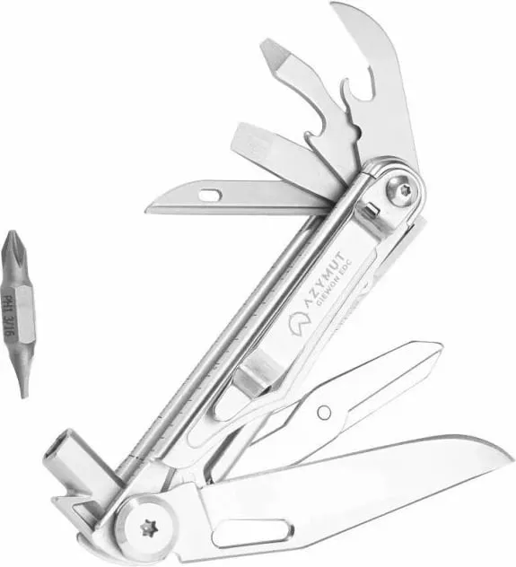 Multitool Azymut, për turizëm, argjendtë - 2