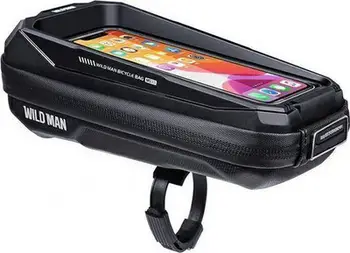 Çantë kornize biçiklete WildMan MS33, 0.6L, për telefona deri 6.7", e zezë