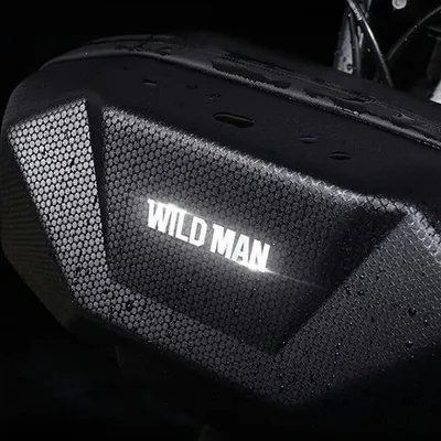 Çantë kornize për biçikletë WildMan WILDMAN X9, 3.5L, rezistente ndaj ujit, e zezë - 3