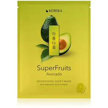 Maskë për fytyrë KORIKA Superfruits Avocado Nourishing Sheet Mask, 25 g