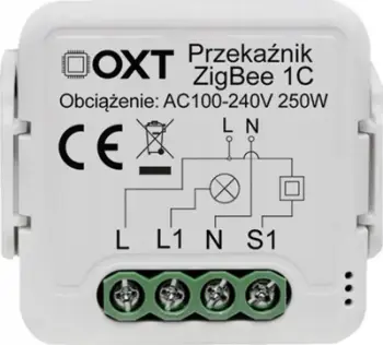 Modul rele OXT Mini, 1 qark, ZigBee TUYA, i bardhë
