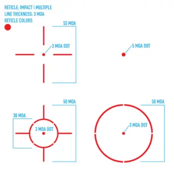 Shënjestër Optike Firefield RED DOT, Impact XL Reflex Sight-Box