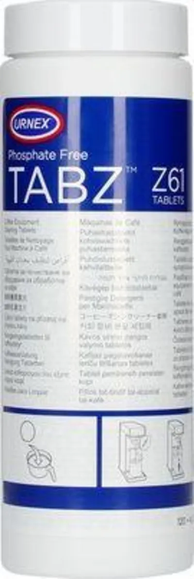 Tableta pastruese Urnex Z61, 120 copë - 1