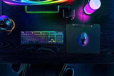Mousepad gaming Razer HyperFlux V2, karikim wireless, LED, i zi - 3