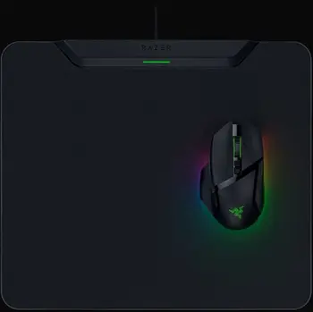 Mousepad gaming Razer HyperFlux V2, karikim wireless, LED, i zi