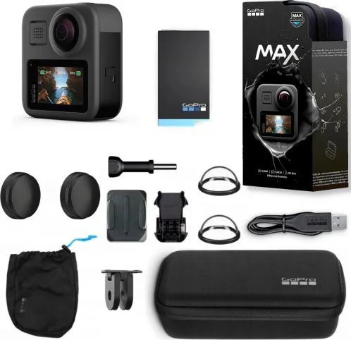 Kamerë Hero MAX GoPro, 5.6K, 30/60fps, 16.6Mpx, e zezë - 2