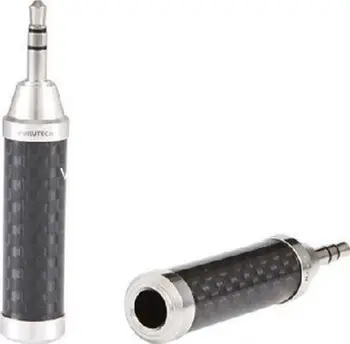 Përshtatës AV Furutech ADL Jack 3.5 mm - Jack 6.3 mm, i zi