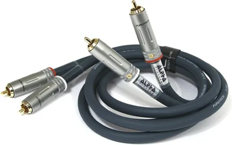 Kabllo audio Furutech ADL RCA x2 - RCA x2, 1m, e zezë - 1