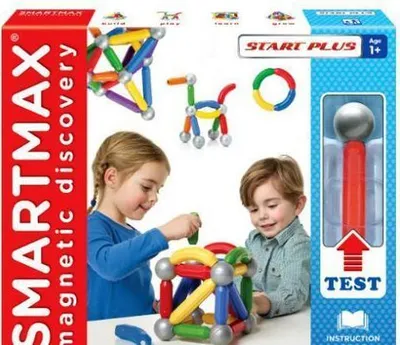Blloqe magnetike për fëmijë SmartMax Start Plus (223696), 30 pjesë - 1