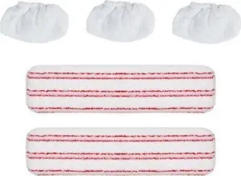 Set aksesorësh Polti Vaporetto PAEU0324, 2 pëlhura, 3 çorape, e bardhë