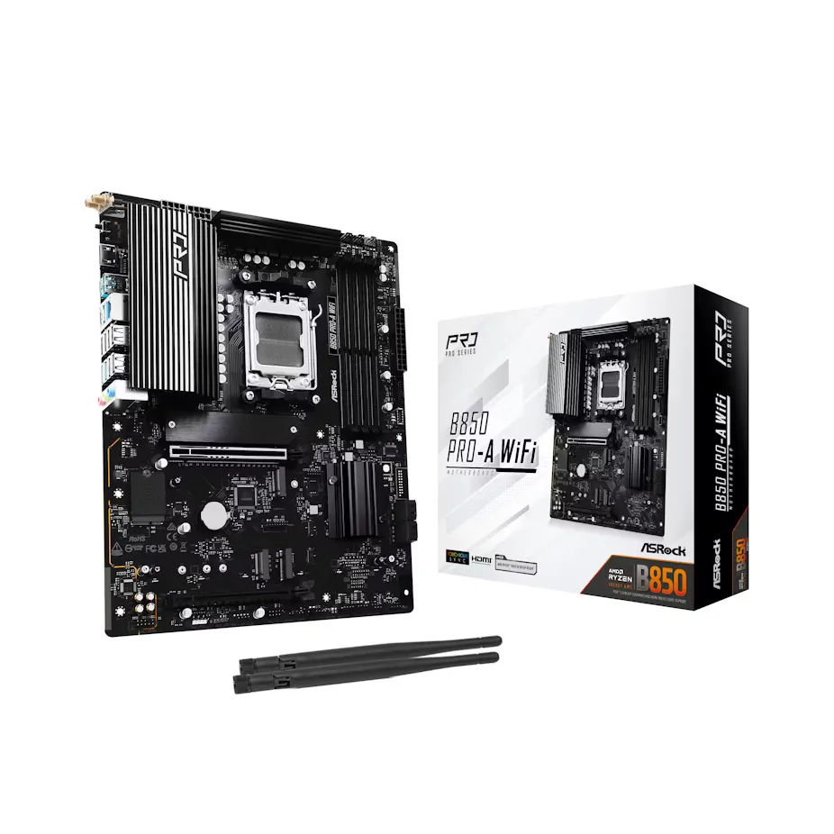 Pllakë Amë AM5 ASROCK B850 Pro-A WiFi - 1