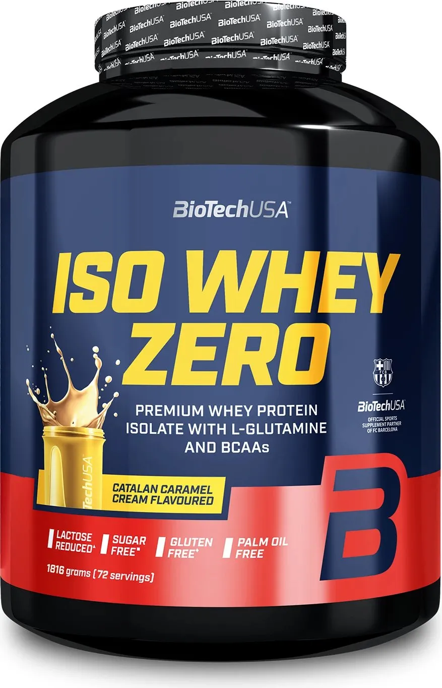 Iso Whey Zero Catalan Caramel Cream, 1816g - 1