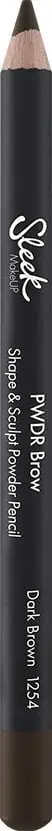 Laps vetullash Sleek MakeUP Eyebrow Cream Pencil 1254, krem pudër, 1.29 g, kafe e errët