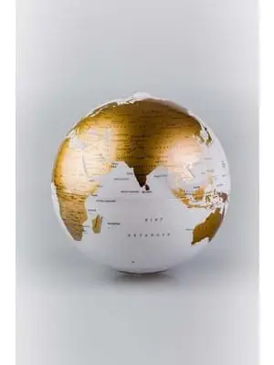 Gr Glob Rrotullues Gold 15Cm