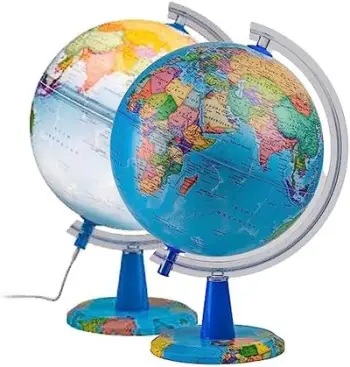Gr Glob Fizik+Politik Me Drite 26Cm