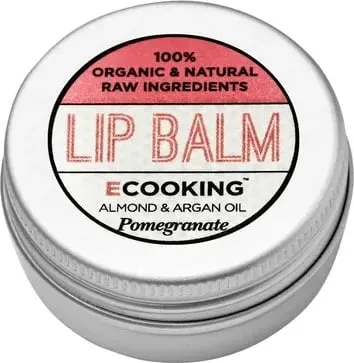 Balsam buzësh Ecooking Lip Balm, Almond, Argan Oil, Pomegranate, 15ml - 1