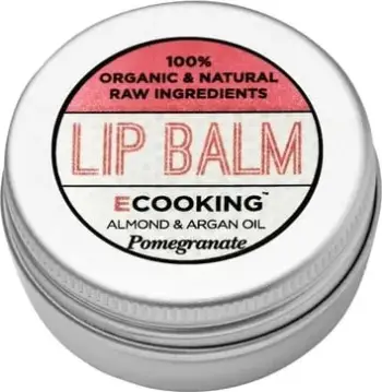 Balsam buzësh Ecooking Lip Balm, Almond, Argan Oil, Pomegranate, 15ml