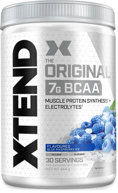 Suplement XTEND® Original BCAA Powder Blue Raspberry Ice, 444g - 1