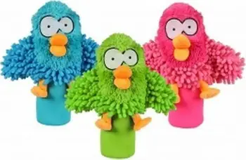 Lodër për qen COOCKOO Toy Bottle Squeaker, 27 cm, rozë