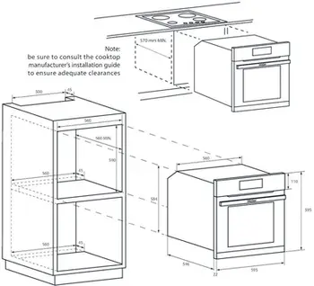 Furrë elektrike Haier HWO60SM2B9BH, 60 cm, WiFi, pirolitike, e zezë