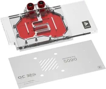 Bllok uji për GPU Barrow ASUS ROG Astral 5090, me RGB, i bardhë